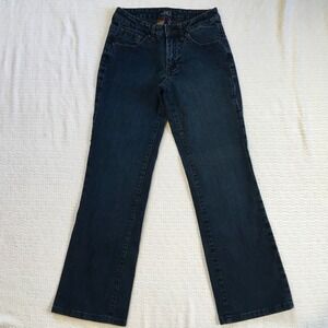 Jag Jeans Womens Size 6 Bootcut Dark Wash Stretch Denim Pants Wide Leg